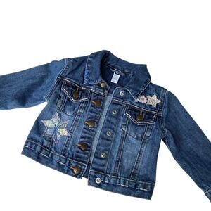 Baby Gap Denim Jacket with Snowflakes 18-24 months